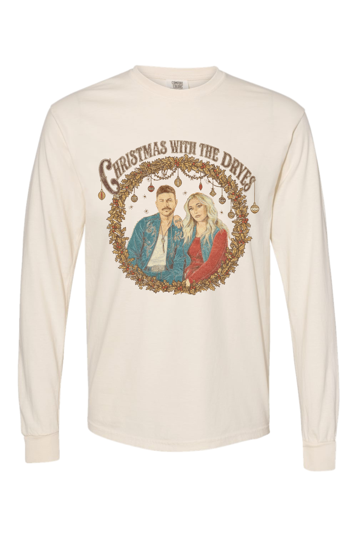 Christmas Wreath Long Sleeve Tee LIMITED EDITION