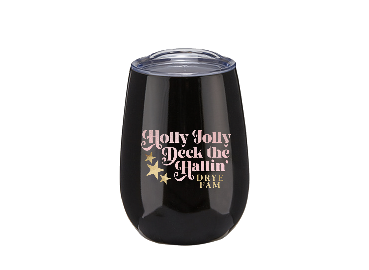 Holiday Wine Tumbler